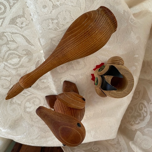 Mid century - goose - duck - owl (toothpick holder). - Picture 3 of 6
